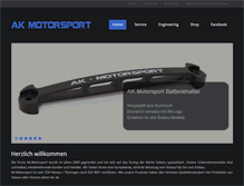 Tablet Screenshot of ak-motorsport.de